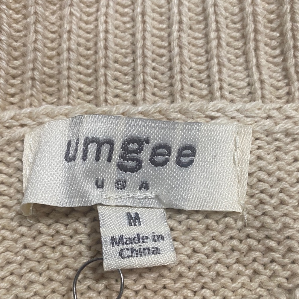Umgee Beige Diamond Knit Sweater - Picture 6 of 13